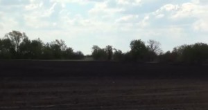 Exact spot where Jim and Donna allegedly saw Bigfoot in 2013